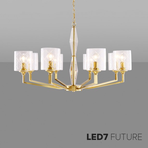 Loft Industry Modern - Ocean Chandelier